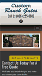 Mobile Screenshot of customranchgates.com